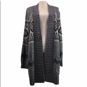 J. Jill Nordic Fair Isle Wool Blend Cardig…